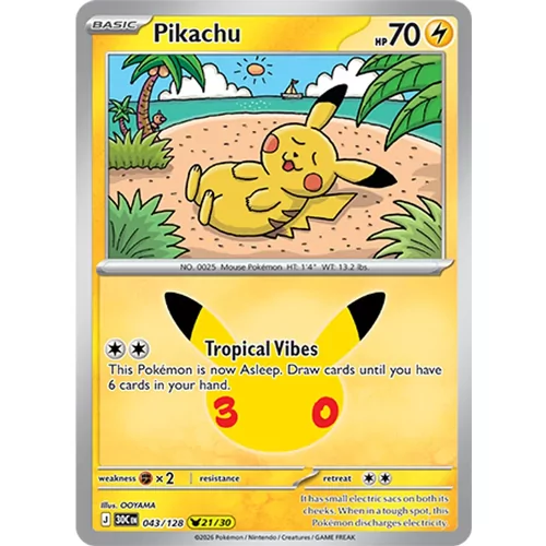 Pikachu (30th-043)