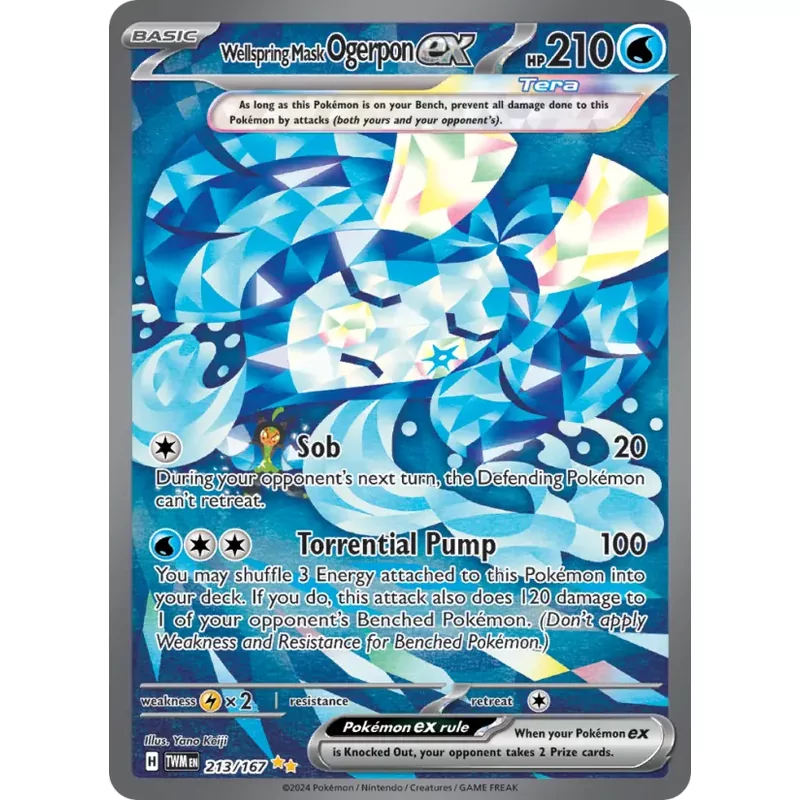 Wellspring Mask Ogerpon ex (sv06-213)