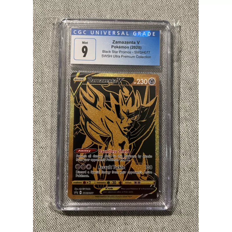 Zamazenta V SWSH077 - CGC9