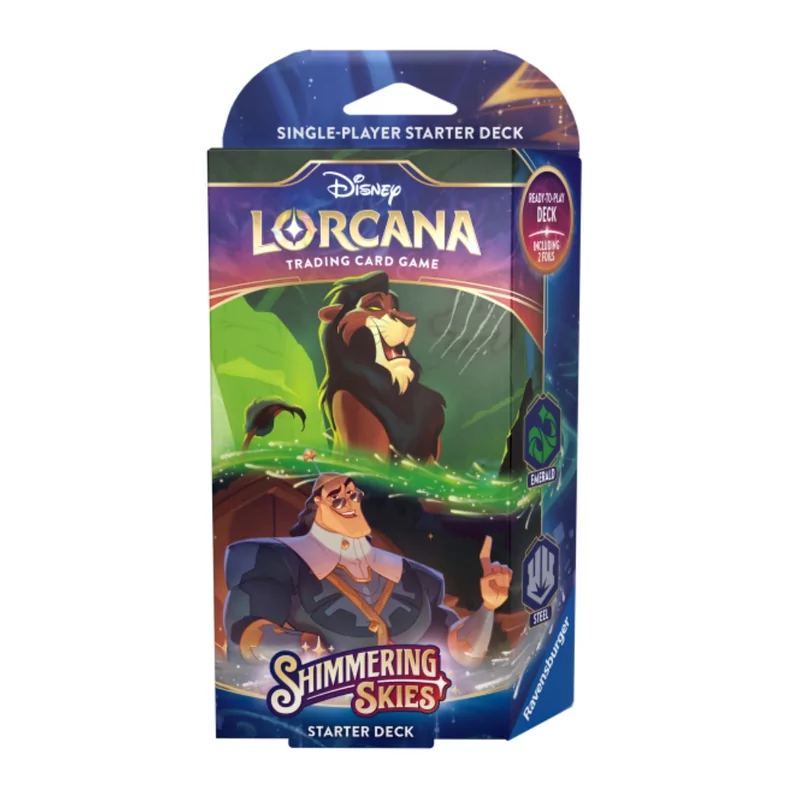 Disney Lorcana Starter Deck Shimmering Skies - Emerald & Steel