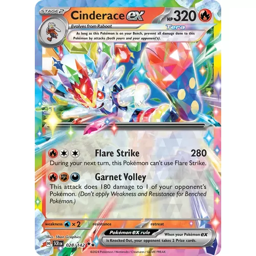 Cinderace ex (sv07-028)