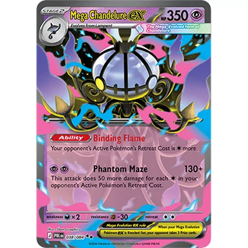 Mega Chandelure ex (me05-038)