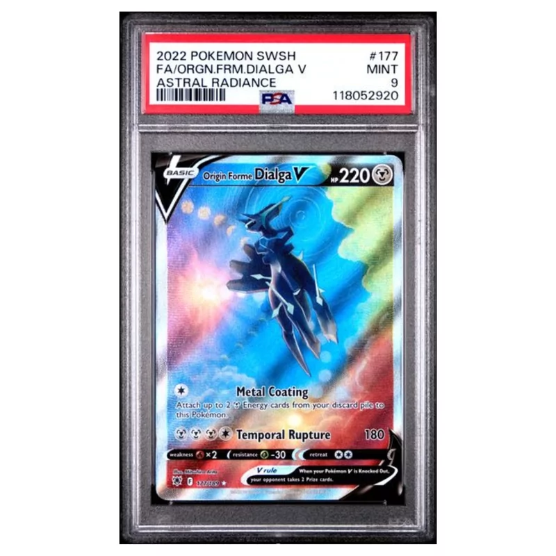 PSA 9 Pokémon Astral Radiance #177 Origin Forme DIalga V