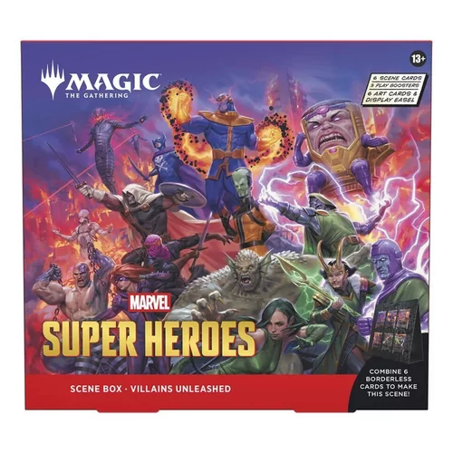 Magic The Gathering Scene Box - Marvel Super Heroes Villains Unleashed 