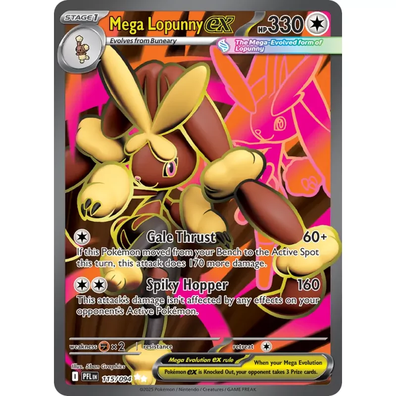 Mega Lopunny ex (me02-115)