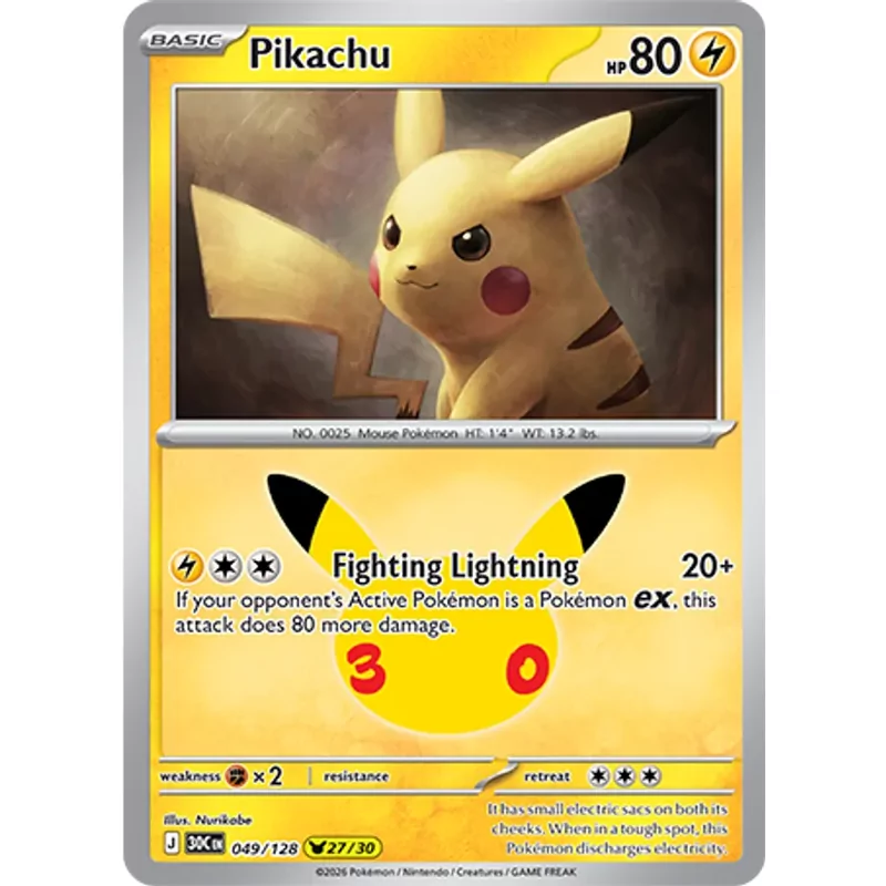 Pikachu (30th-049)