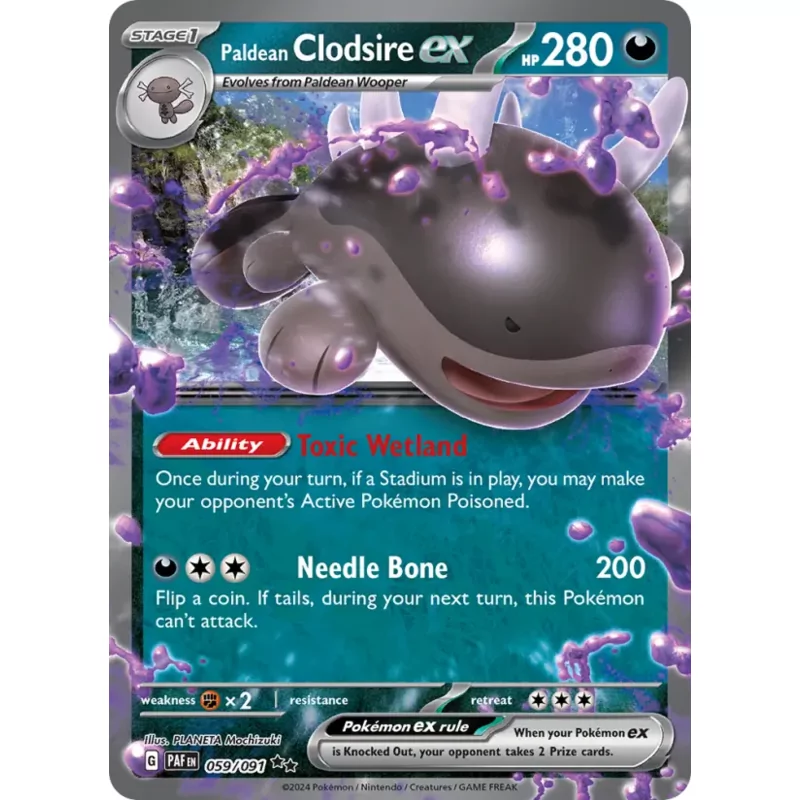 Paldean Clodsire ex (sv04.5-059)